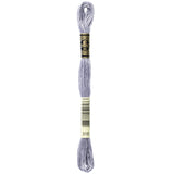 DMC 117318 Mouline Stranded Cotton Six Strand Embroidery Floss Thread, Light Steel Gray, 8.7Yard
