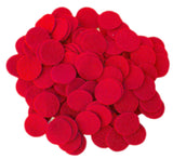 Playfully Ever After Red Craft Felt Circles (1.5 Inch 94pc)
