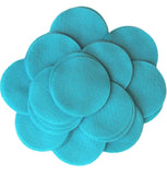 Playfully Ever After Turquoise Blue Craft Felt Circles (5 Inch 18pc)