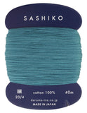 Sashiko Thread Thinner Weight 40m Col. 205 -Oriental Blue- Japanese Embroidery & Quilting by Yokota