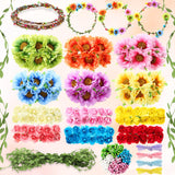Suncalla 30 Sets Flower Crowns Making Kit, Make Your Own Flower Crown Wreath Garland Headbands and Bracelets Craft Kit Handmade