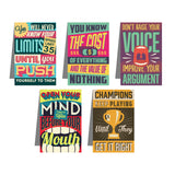 woopme Inspirational Quotes Bookmark Magnetic Kids Boys Girls Students Note Books Lovers Readers Gift Magnetic Page Clips Foldin