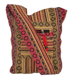 Tribe Azure Fair Trade Women Red Hobo Messenger Shoulder Bag Large Roomy School Sling Travel Camping Beach Cross Body