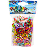 Rainbow Loom Mix Rubber Bands with 24 C-Clips (600 Count)