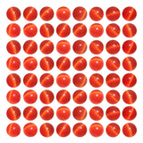 MJDCB 60pcs Red Cat Eye Stone Beads 6mm Round Crystal Loose Bead for Jewelry Making DIY Bracelets Necklace Accessories