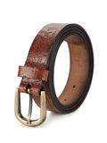Aditi Wasan Tan Shantiniketan Batik Pattern Embossed Women Belt