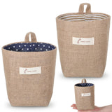 Bdelrinque 2Piece Hanging Storage Bags, Small Bag Baskets And Wall Organizer For Over Door, Bedroom And Dorm Room