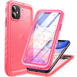 Cozycase Compatible with Waterproof iPhone 11 case, Built-in Screen Protector, Full-Body Rugged Bumper Sealed Case Cover, Shockp