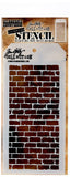 Stampers Anonymous Tim Holtz Layered Stencil 4.125X8.5, Bricked