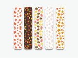 woopme Set of 5 Colorful Cute Leaf & Flowers Magnetic Bookmark for Book Lovers Readers Students Gift Magnetic Page Clips Folding