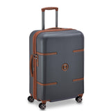 Delsey Paris Odette 76 Cms Large CheckIn Polycarbonate Hard Sided 8 Wheels And Expandable Spinner Suitcase/Trolley Bag For Trav