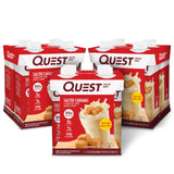 Quest Nutrition Ready to Drink Salted Caramel Protein Shake, 30g Protein, 3g Net Carbs, Gluten Free, Keto Friendly, 11 fl.oz 4 C
