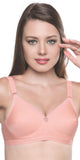 Trylo Women'S Cotton T-Shirt Bra Women'S Non-Wired Bra (Sarita_Peach_38C),Peach,38,B07YYLJM3R