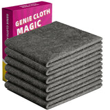 Genie Cloth Magic Cloth, Genie Magic Cleaning Cloth 6 Pack for Glass