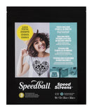 Speedball Speed Screens, 10x12 (3Pack), Photo Emulsion Stencils for Screen Printing TShirts and Crafts