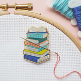 KEERCIGA Caterpillar Cross Stitch Needle Minder - Books for Cross Stitch, Sewing, Embroidery and Needlework Accessories, Enamel