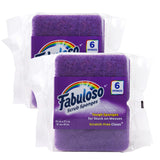 Fabuloso Sponges Purple 6 CT | Purple Scratch-Free Sponges for Dishes and Surfaces | Purple Dishwashing Sponges from Fabuloso fo