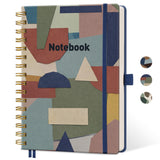 LOAPEM Lined Spiral Journal Notebook, 160 Pages, A5 (5.7'' x 8.3'')