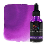 Artfinity Liquid Watercolor Paint 30 ml Bottle, Royal Violet - Vibrant Dye-Based Liquid Watercolor w/Glass Pipette, Fast-Drying,
