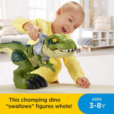 Fisher-Price Imaginext Jurassic World Dinosaur Toy Mega Mouth T. Rex Figure Set For Pretend Play Preschool Kids Ages 3+ Years