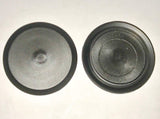 1 3/4 1.75 inch Flush Mount Black Plastic Body and Sheet Metal Hole Plug Qty 10