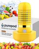 Purepod Produce Cleaner, Upgraded Vegetable and Fruit Cleaner (Yellow)