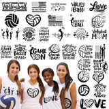 Cholemy 30 Pcs Iron on Decals Iron on Transfers Vinyl Patch Bulk T Shirts Stickers Mom DIY Craft Lover Gift Sport Ball Team Fan