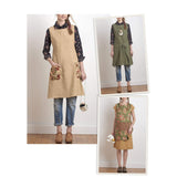 Simplicity 8230 Womens Reversible Apron Dress Sewing Pattern, 2 Styles, Sizes XSXL