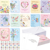 Motiskyy 72 Pack Religious Thinking of You Cards Bulk Christian Greeting Notecards with Envelopes Blessing Gifts with Scripture