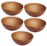 CoirgardenCoco Fiber Liner Coir Liner Basket Liner 8Inch 5 Pieces
