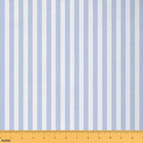 Erosebridal Blue White Stripes Upholstery Fabric for Chairs Sofa,Geometric Striped Indoor Outdoor Fabric Sewing Supplies,Modern