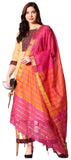 Anni Designer Women'S Cotton Straight Kurta With Pant & Dupatta (Kptd-Cot-10003-Beige_L_Beige_Large),Beige,L