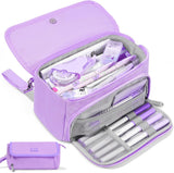 Sooez Super Large Pencil Case, Big Capacity Pencil Bag with 3 Compartments, can hold 100 pencils, Cute Pencil Pouch with Zipper,