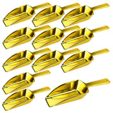 Homeford Small Plastic Candy Scoops, Small/3.25-Inch, Gold, 12-Pack