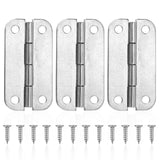 3pcs Cooler Hinge Replacement Part for Igloo, 304 Stainless Steel Cooler Hinges Replacement Parts with Screws Compatible with Ig
