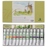 Marie's Artist Extra Fine Watercolor Sets - High Pigment and Concentration 12mL Watercolor Paint Set for Artist, Students, Teach