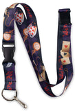 Limeloot Alice in Wonderland Lanyard - We are all Mad Here Cheshire Cat Design with Breakaway, Quick Release Buckle, and Flat Ri