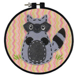 Dimensions LearnACraft Felt Applique Kids Craft, Little Raccoon