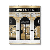 Stupell Industries Bold Fashion Storefront Glam City Mannequin Clothing, Design by Madeline Blake, 16 x 20, Gold
