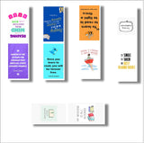 woopme Reading is to The Mind Bookmark Magnet with Quotes Book Lovers Gift Magnetic Page Clips Students Readers Folding Magnetic