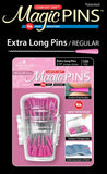 Taylor Seville Originals Comfort Grip Magic Pins Extra Long Regular Quilting SuppliesSewing SuppliesSewing Notions100 Count