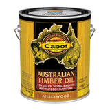 Cabot Australian Timber Oil Wood Stain and Protector, Amberwood, 1 Gallon