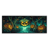 Wergund 5D DIY Large Diamond Art Kits for Adults Halloween, Large Size Diamond Art Pumpkin, Full Drill Crystal Rhinestone Embroi