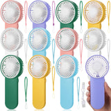 Sumind 160 Pcs Small Personal Portable Fan Mini Handheld Bulk 1 Speed Electric Cute Battery Powered for Neck Lash Makeup Women M