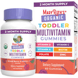 MaryRuth Organics Vitamin Gummy | Kids and Toddlers Age 2+ | USDA | Daily Vitamin C | D3 | Zinc | Mixed Berry and Cherry | 2 Mon
