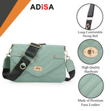 Adisa Women'S Sling Bag (Green),Green,,B0D2TXXPS7