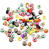 100 Pcs Polymer Clay Beads Heishi Spacer Beads Supplies (Halloween-3)