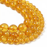 Yochus 45pcs Yellow Citrine Beads