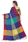 Om Sai Latest Creation Soft Cotton Silk Foil Print Saree For Women Banarasi Saree Under 449 2021 Beautiful For Women Saree (Mult