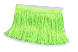 YYCRAFT 6 Hoogram Sequin Chainette Tassel Fringe Trim by The Yard Garland Dance Costume Trimming Party Decoration(5 Yards,Neon G